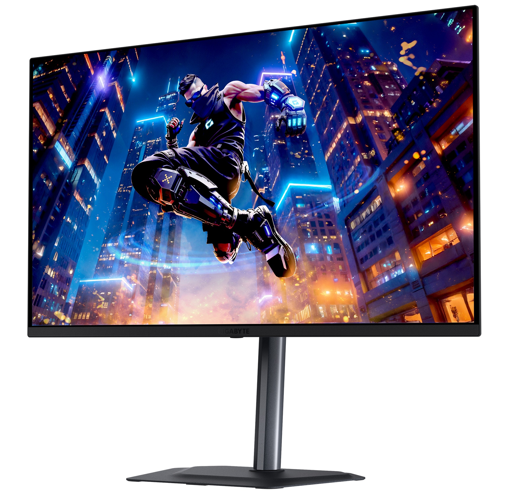 LCD Gigabyte 31.5" MO32U2 EK {QD-OLED 3840x2160 240Hz 0.03ms 178/178 250cd/1000cd 2xHDMI2.1 DisplayPort1.4 3xUSB3.2 USB-C(18Вт) Pivot}