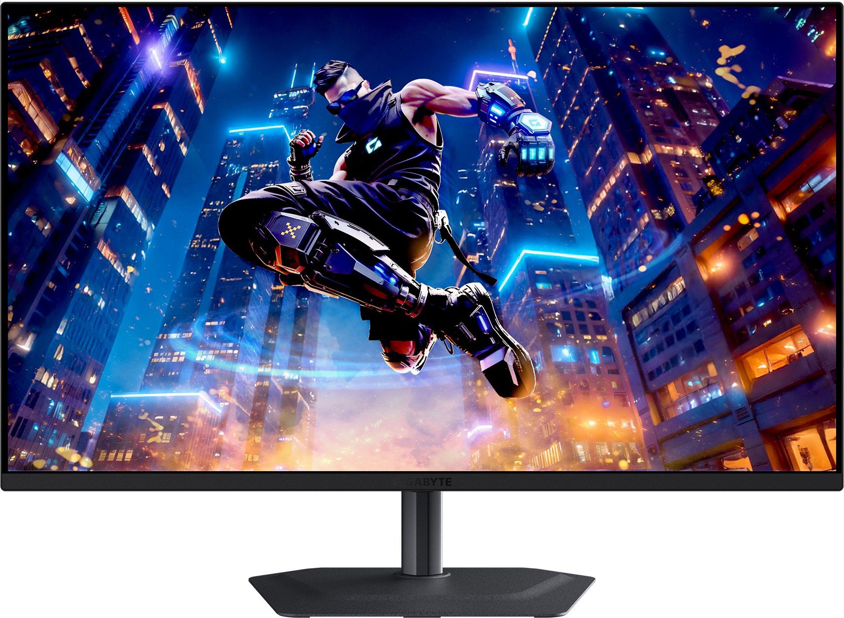 LCD Gigabyte 31.5" MO32U2 EK {QD-OLED 3840x2160 240Hz 0.03ms 178/178 250cd/1000cd 2xHDMI2.1 DisplayPort1.4 3xUSB3.2 USB-C(18Вт) Pivot}