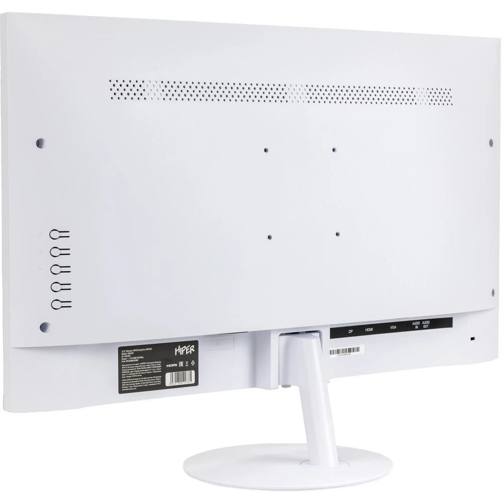Монитор HIPER SW2401 белый 23.8" IPS 1920x1080, 75 Гц, 5 мс, 16:9, 250 кд/м2, 1хHDMI, 1хDP, 1хVGA, в