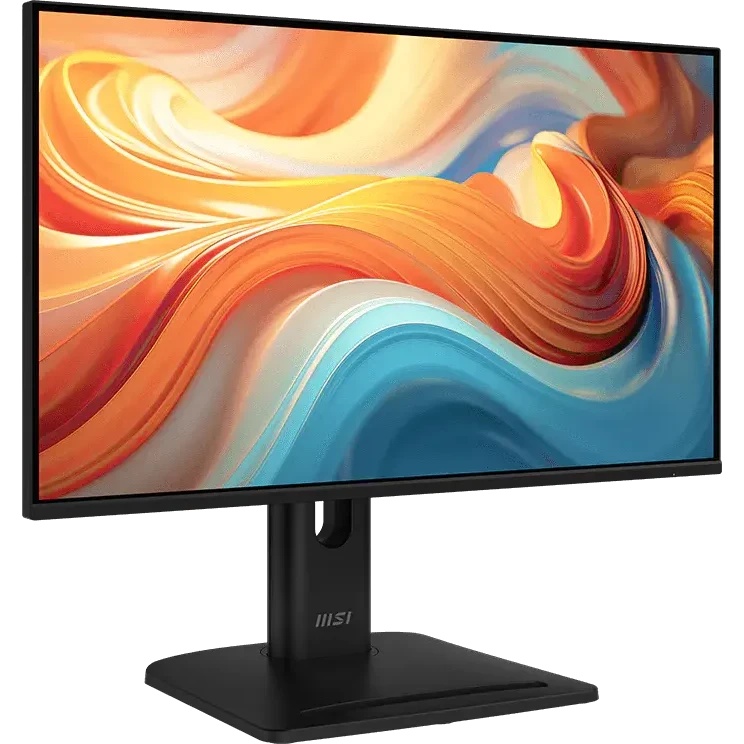 Мониторы MSI PRO MP245PG E14 23.8" 16:9 FHD(1920x1080) IPS Flat,1ms(MPRT),1300:1,100M:1,300nits,HDMI 1.4,DP 1.2,VGA(D-Sub),Speaker,Tilt,Swivel,Height,Pivot,VESA,100Hz,Black,1y war-ty