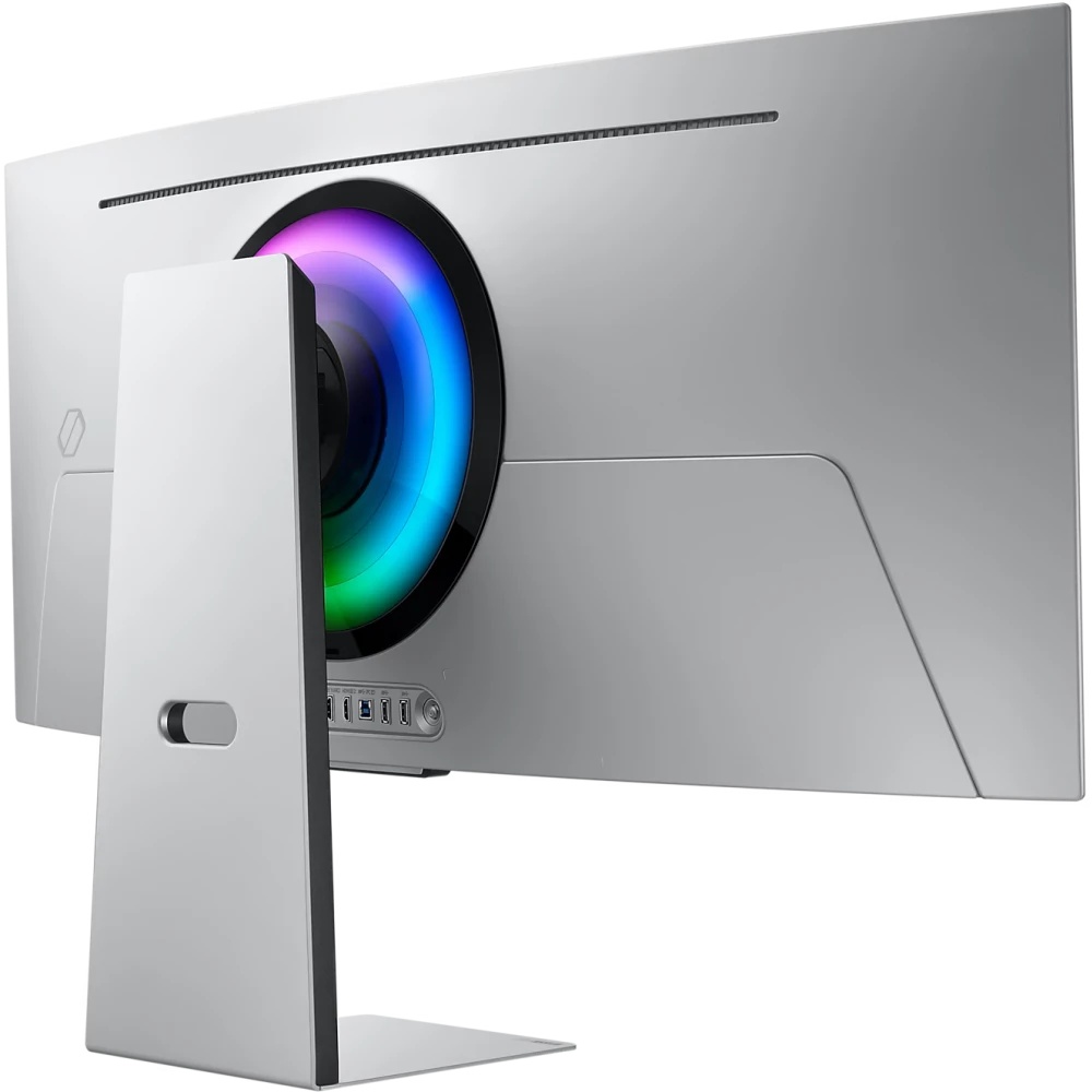Монитор Samsung 34" S34DG852SMXUE серебристый OLED LED 21:9 M/M полуматовая HAS 250cd 178гр/178гр 34