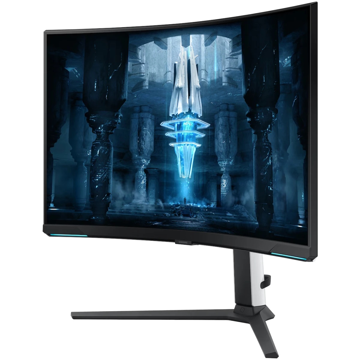 Монитор Samsung 32" Odyssey Neo G8 S32BG850NMXUE белый VA LED 1ms 16:9 HDMI полуматовая HAS Piv 350c
