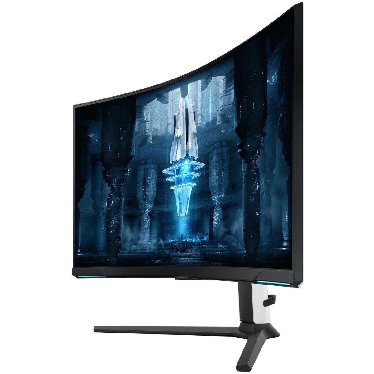 Монитор Samsung 32" Odyssey Neo G8 S32BG850NMXUE белый VA LED 1ms 16:9 HDMI полуматовая HAS Piv 350c