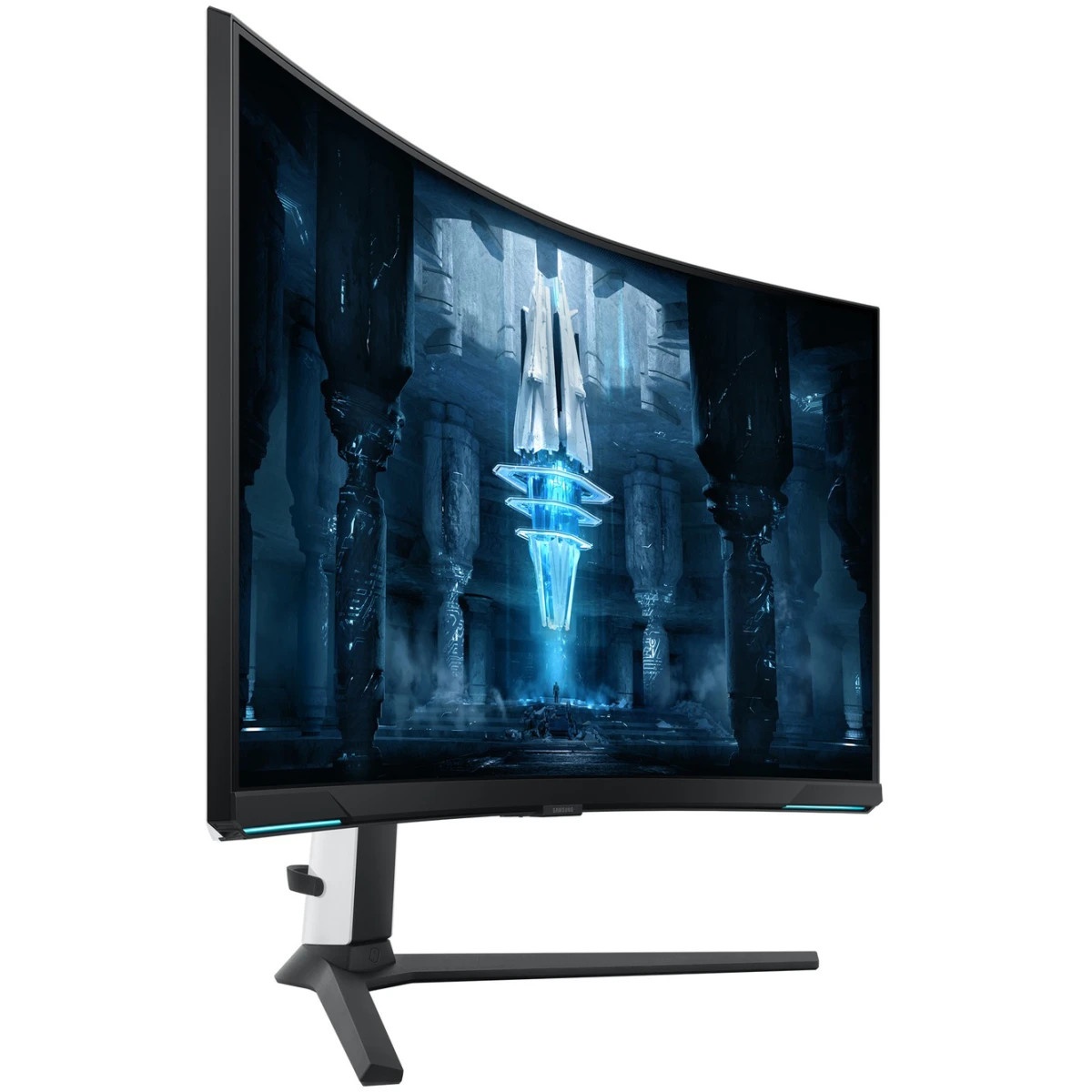 Монитор Samsung 32" Odyssey Neo G8 S32BG850NMXUE белый VA LED 1ms 16:9 HDMI полуматовая HAS Piv 350c