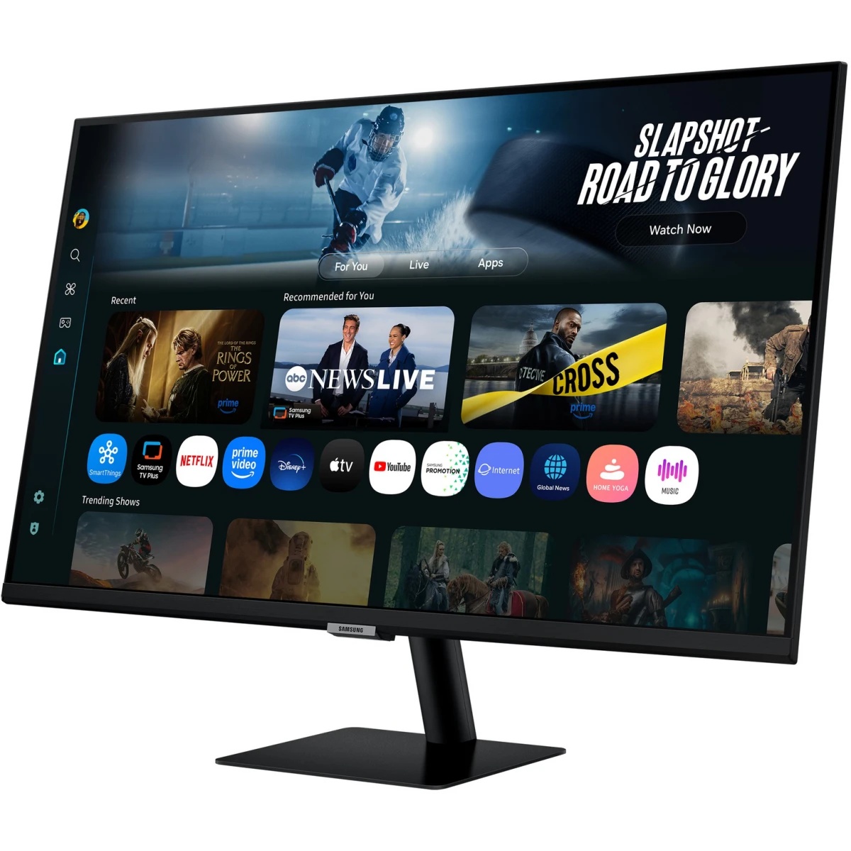 Монитор Samsung 32" LS32FM702UMXUE черный VA LED 4ms 16:9 HDMI M/M матовая 3000:1 300cd 178гр/178гр