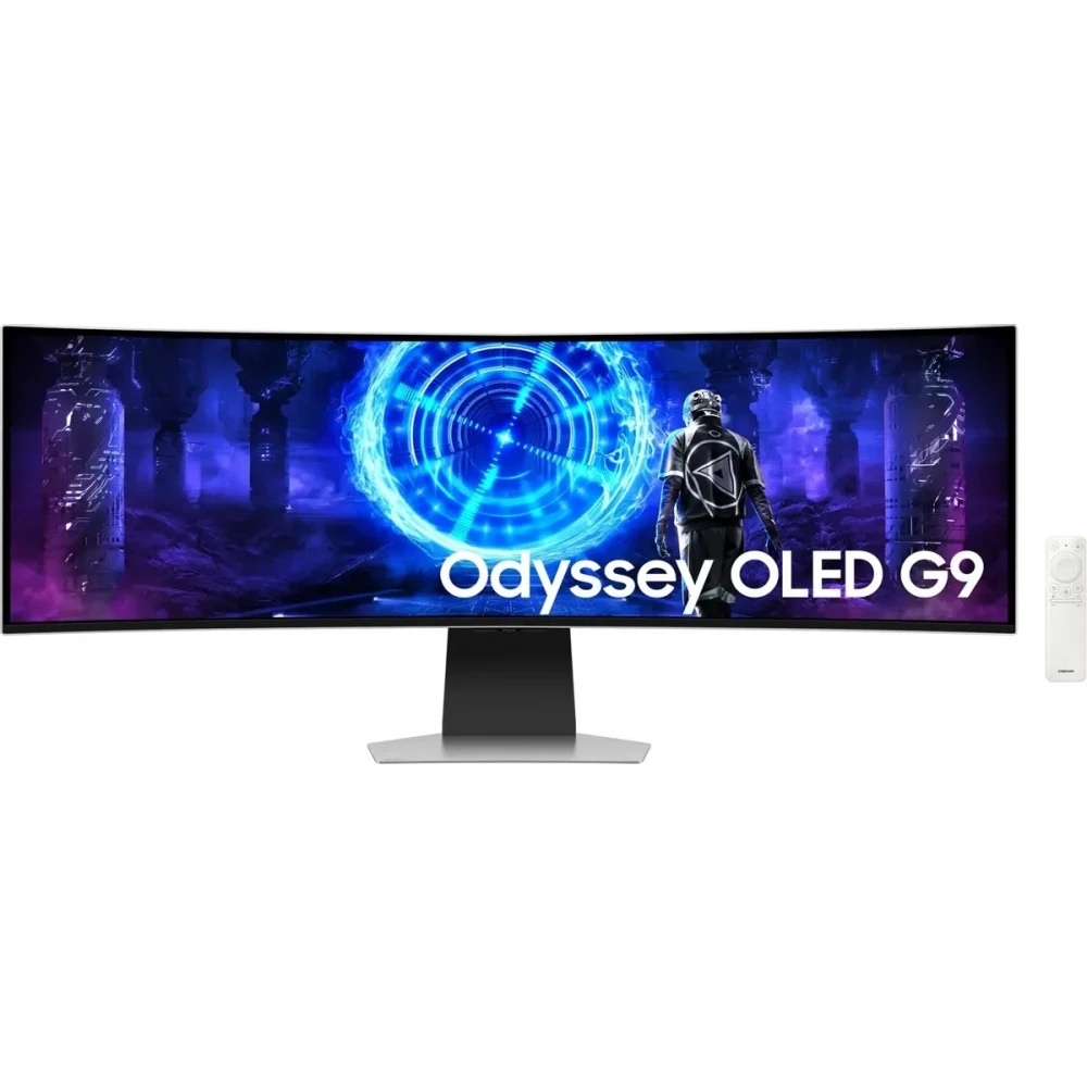Монитор Samsung 49" Odyssey OLED G9 S49DG952SMXUE серебристый OLED LED 0.03ms 32:9 HDMI M/M матовая