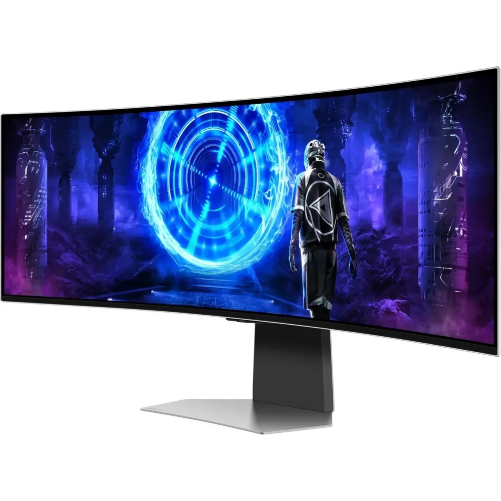 Монитор Samsung 49" Odyssey OLED G9 S49DG952SMXUE серебристый OLED LED 0.03ms 32:9 HDMI M/M матовая