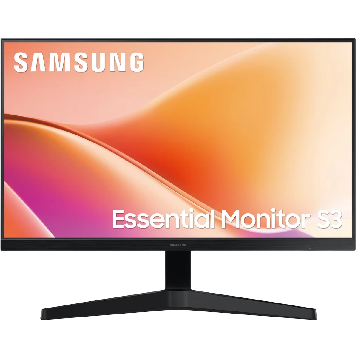 Монитор 24" Samsung Essential S3 S24F330EAIXCI VA FHD, 100 Гц, 5 мс (GtG), 16:9, 250 кд/м², HDMI 1.4
