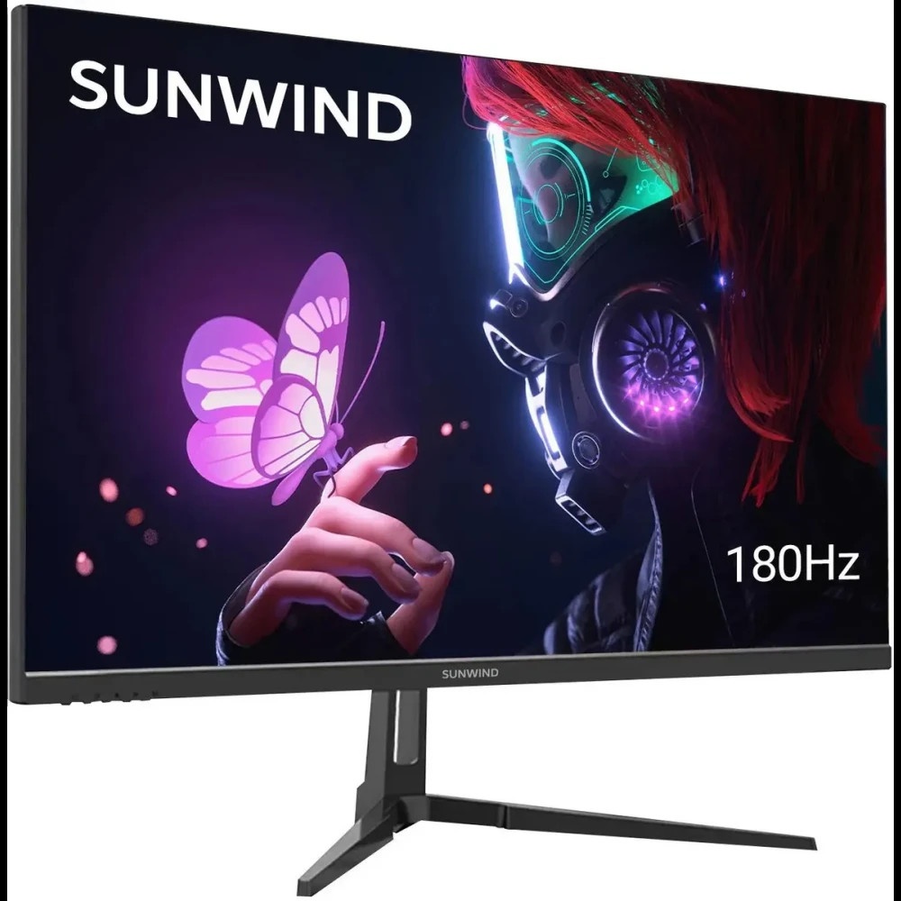 Монитор 24.5" SunWind SM-25FI401 IPS 1920x1080, 180 Гц, 3 мс, 16:9, 250 кд/м2, 1xHDMI, 1xDP, выход н