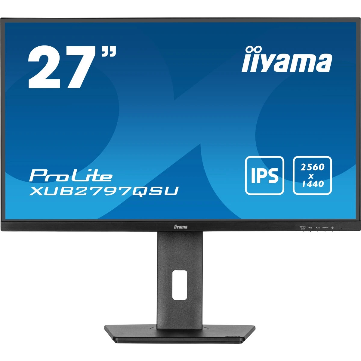 Монитор Iiyama 27" ProLite XUB2797QSU-B2 черный IPS LED 1ms 16:9 HDMI M/M матовая HAS Piv 1300:1 300