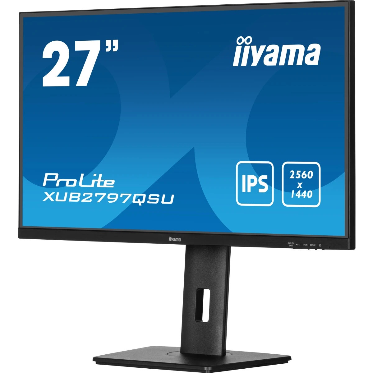 Монитор Iiyama 27" ProLite XUB2797QSU-B2 черный IPS LED 1ms 16:9 HDMI M/M матовая HAS Piv 1300:1 300