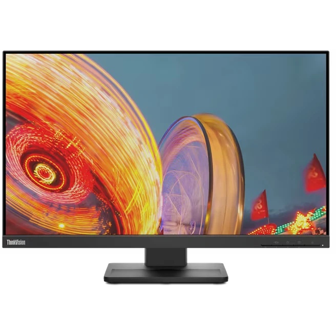 Монитор Lenovo 23.8" ThinkVision E24q-20 черный IPS 4ms 16:9 HDMI матовая 1000:1 300cd 178гр/178гр 2