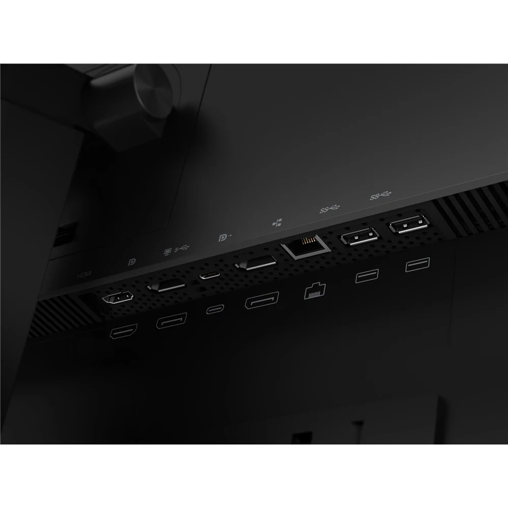 Монитор Lenovo 23.8" ThinkVision P24h-2L черный IPS 6ms 16:9 HDMI матовая HAS Pivot 1000:1 300cd 178