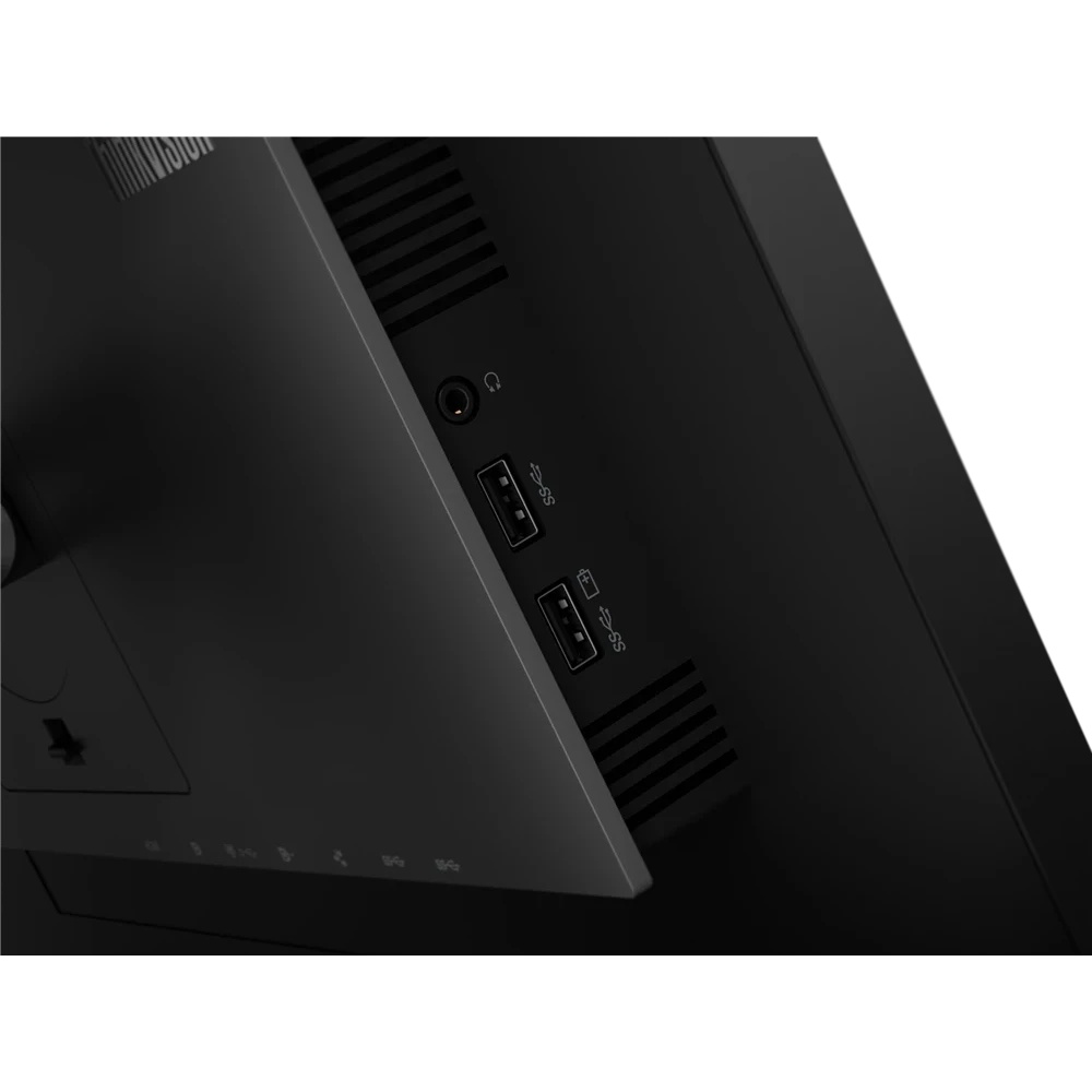 Монитор Lenovo 23.8" ThinkVision P24h-2L черный IPS 6ms 16:9 HDMI матовая HAS Pivot 1000:1 300cd 178