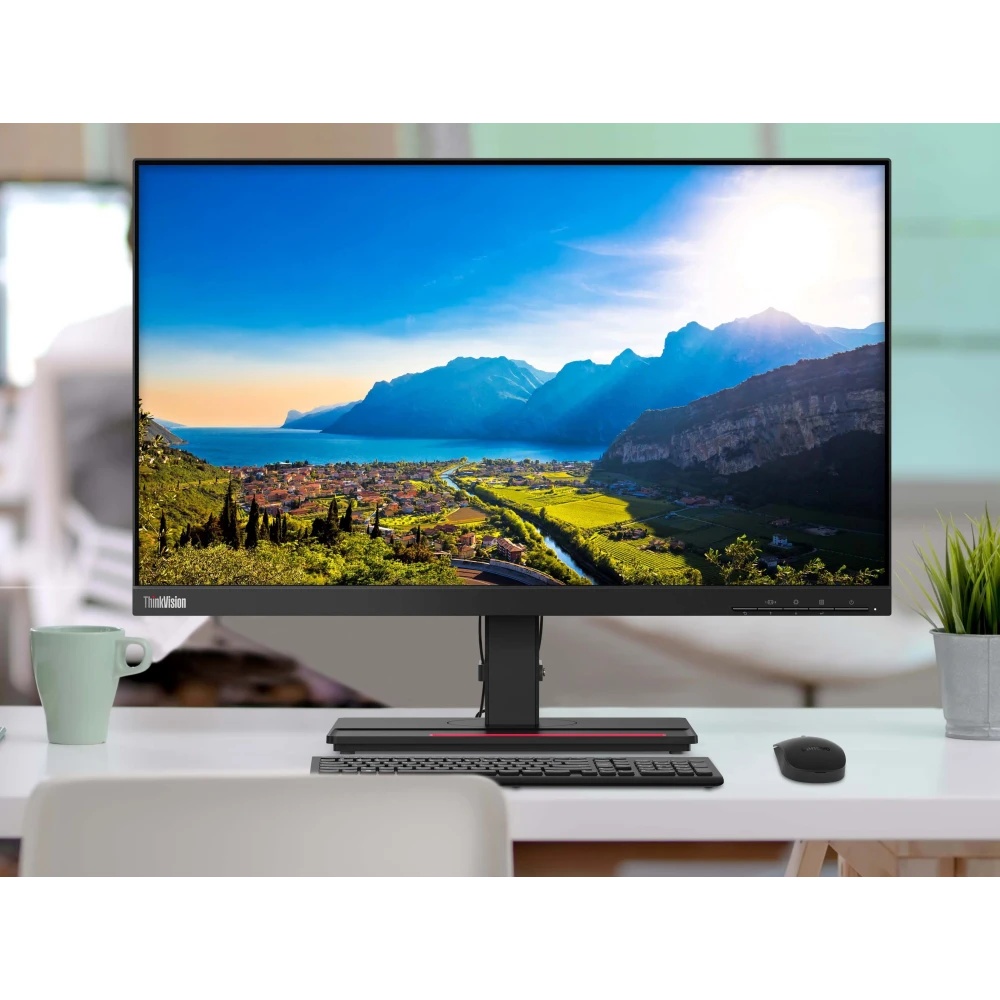 Монитор Lenovo 23.8" ThinkVision P24h-2L черный IPS 6ms 16:9 HDMI матовая HAS Pivot 1000:1 300cd 178