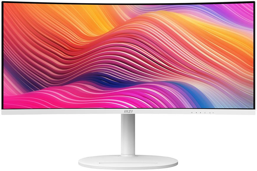 Монитор 34" MSI Modern MD342CQPW VA 3440x1440, 120 Гц, 4 мс, 21:9, 300 кд/м², 2xHDMI 2.0b, DP 1.4a,