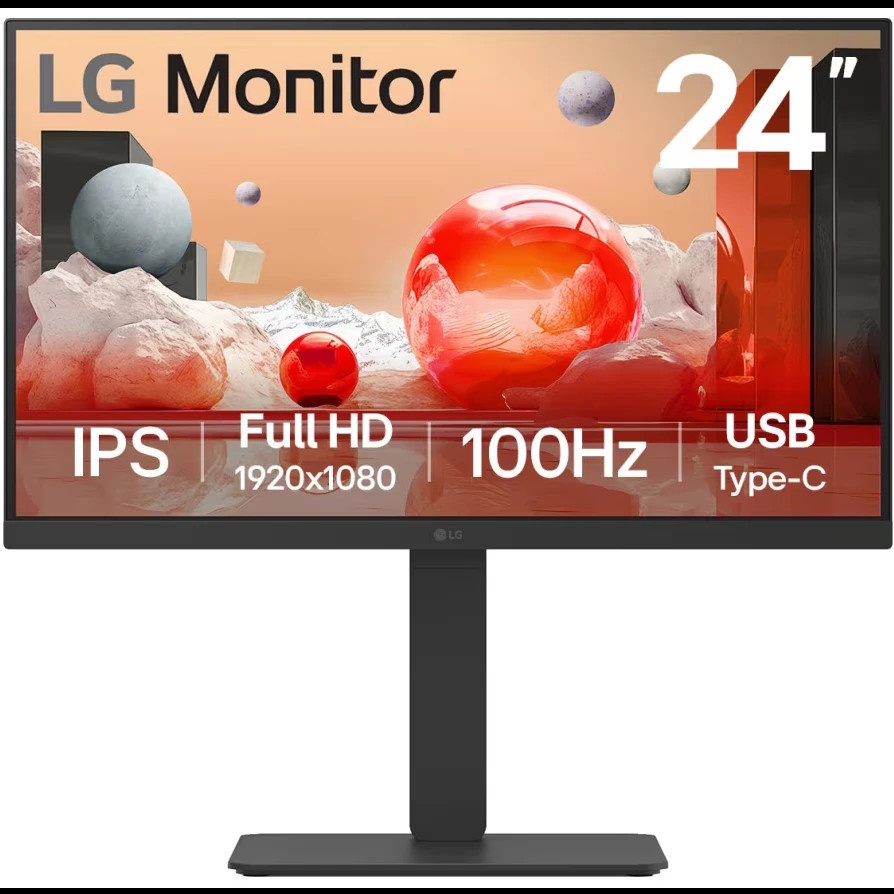 Монитор LG 23.8" 24BA650-B (24BA650-B.ARUZ)