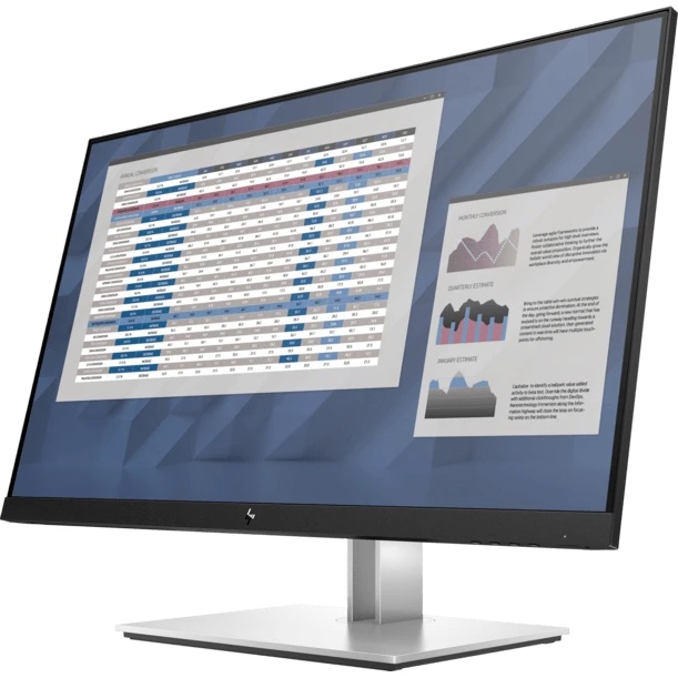 Монитор HP 27" E27q G4 черный IPS 5ms 16:9 HDMI HAS Piv 250cd 178гр/178гр 2560x1440 VGA DP Quad 2K (
