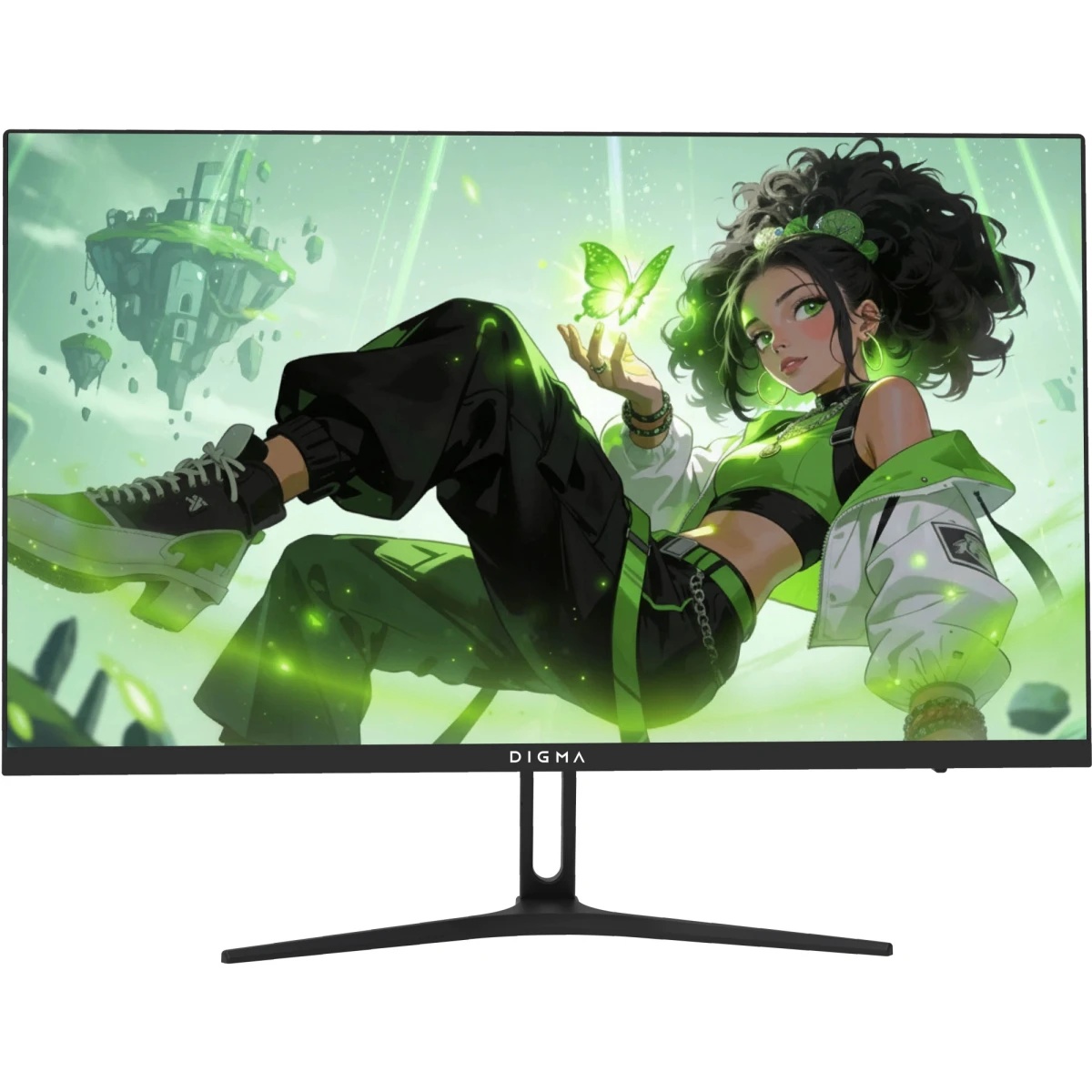 Монитор Digma 27" Overdrive 27P411F черный IPS LED 1ms 16:9 HDMI M/M матовая 250cd 178гр/178гр 1920x