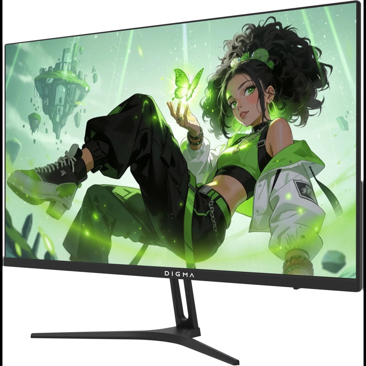 Монитор Digma 23.8" Overdrive 24P411F черный IPS LED 1ms 16:9 HDMI M/M матовая 250cd 178гр/178гр 192