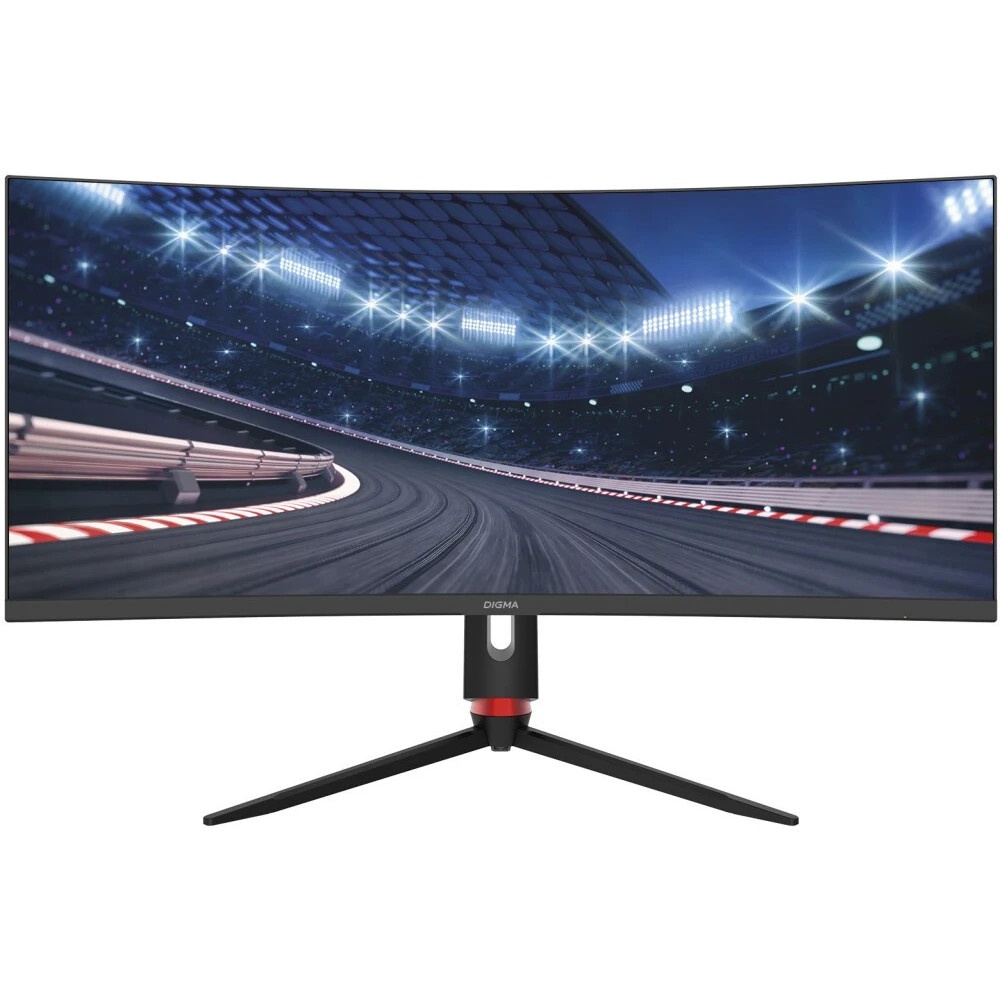 Монитор 34" Digma Overdrive 34A710Q черный VA LED 1ms 21:9 HDMI M/M матовая HAS Piv 450cd 178гр/178г