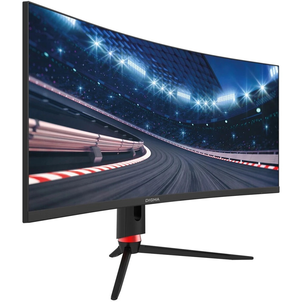 Монитор 34" Digma Overdrive 34A710Q черный VA LED 1ms 21:9 HDMI M/M матовая HAS Piv 450cd 178гр/178г