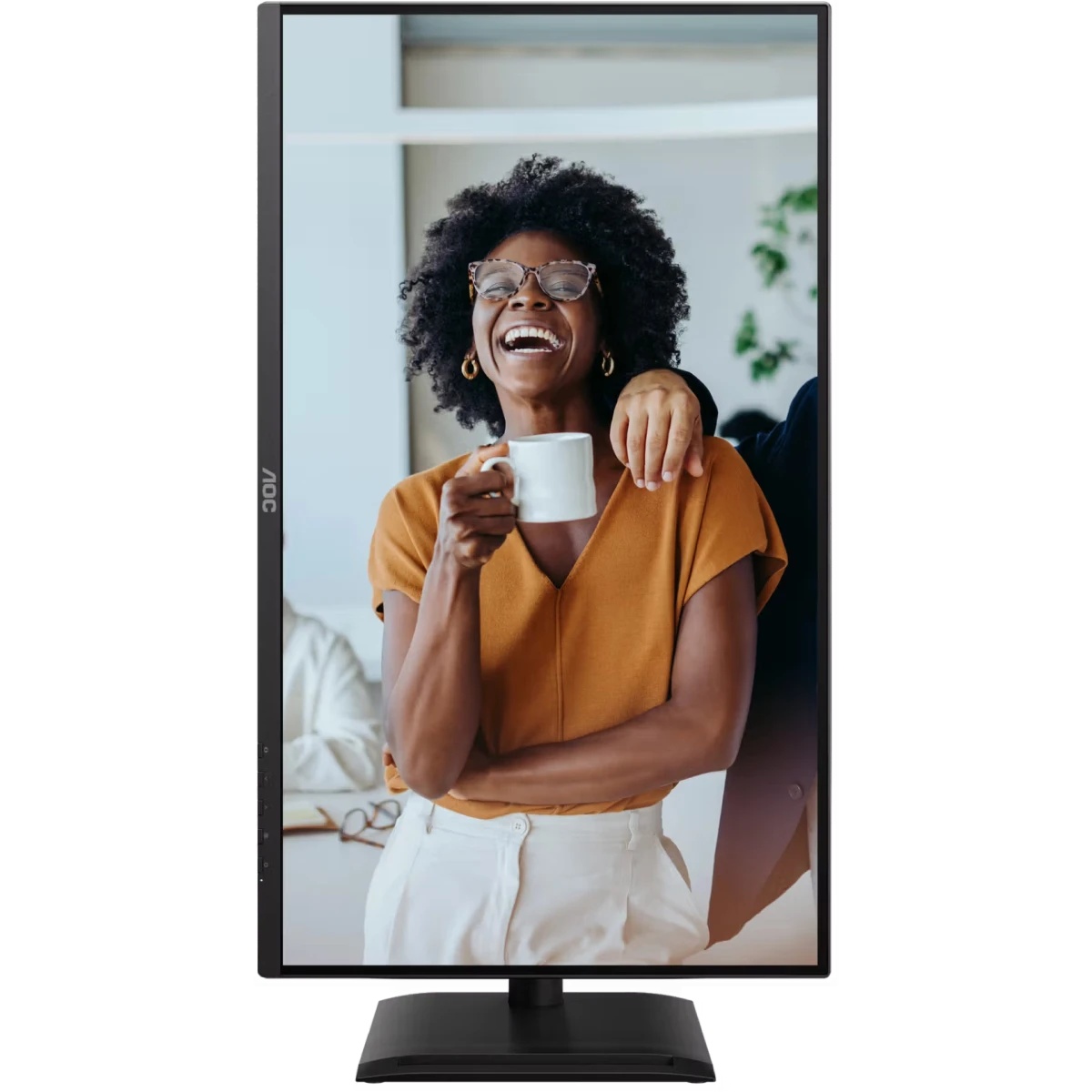 Монитор 27" AOC Q27P4CV IPS QHD, 120 Гц, 4 мс, 16:9, 350 кд/м², HDMI, DP x2, USB-C (PD), LAN, встрое