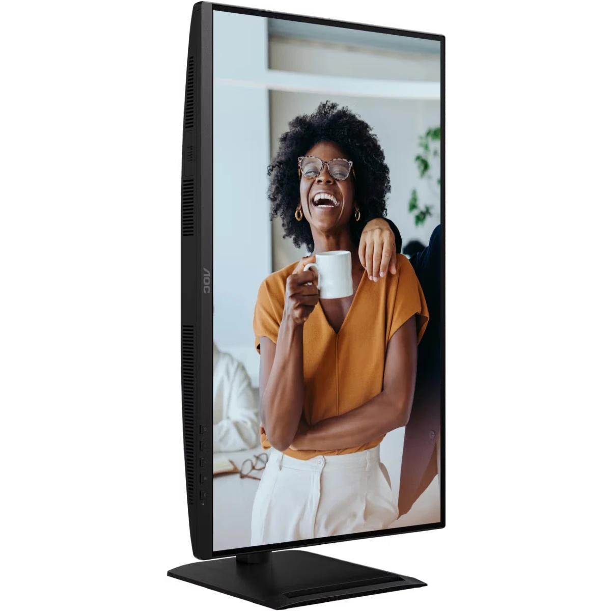 Монитор 27" AOC Q27P4CV IPS QHD, 120 Гц, 4 мс, 16:9, 350 кд/м², HDMI, DP x2, USB-C (PD), LAN, встрое
