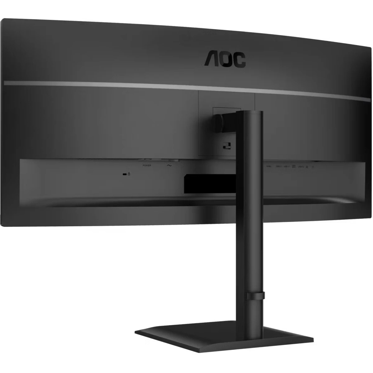 Монитор AOC 34" CU34E4CV 1500R, 21:9, VA, UWQHD, 4ms, 350cd, HDMI, DP, USB, USB-C, LAN, SPK, HAS