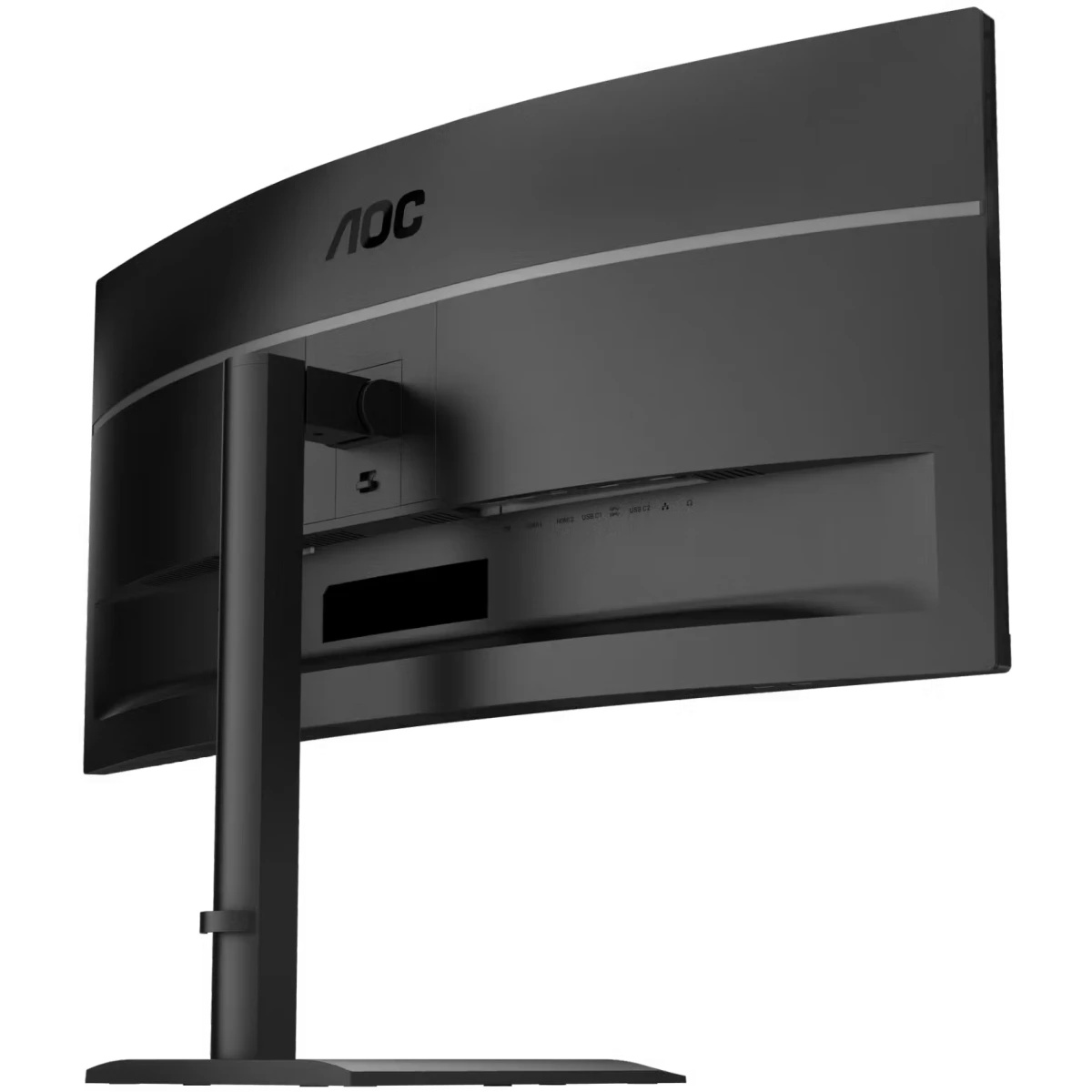 Монитор AOC 34" CU34E4CV 1500R, 21:9, VA, UWQHD, 4ms, 350cd, HDMI, DP, USB, USB-C, LAN, SPK, HAS