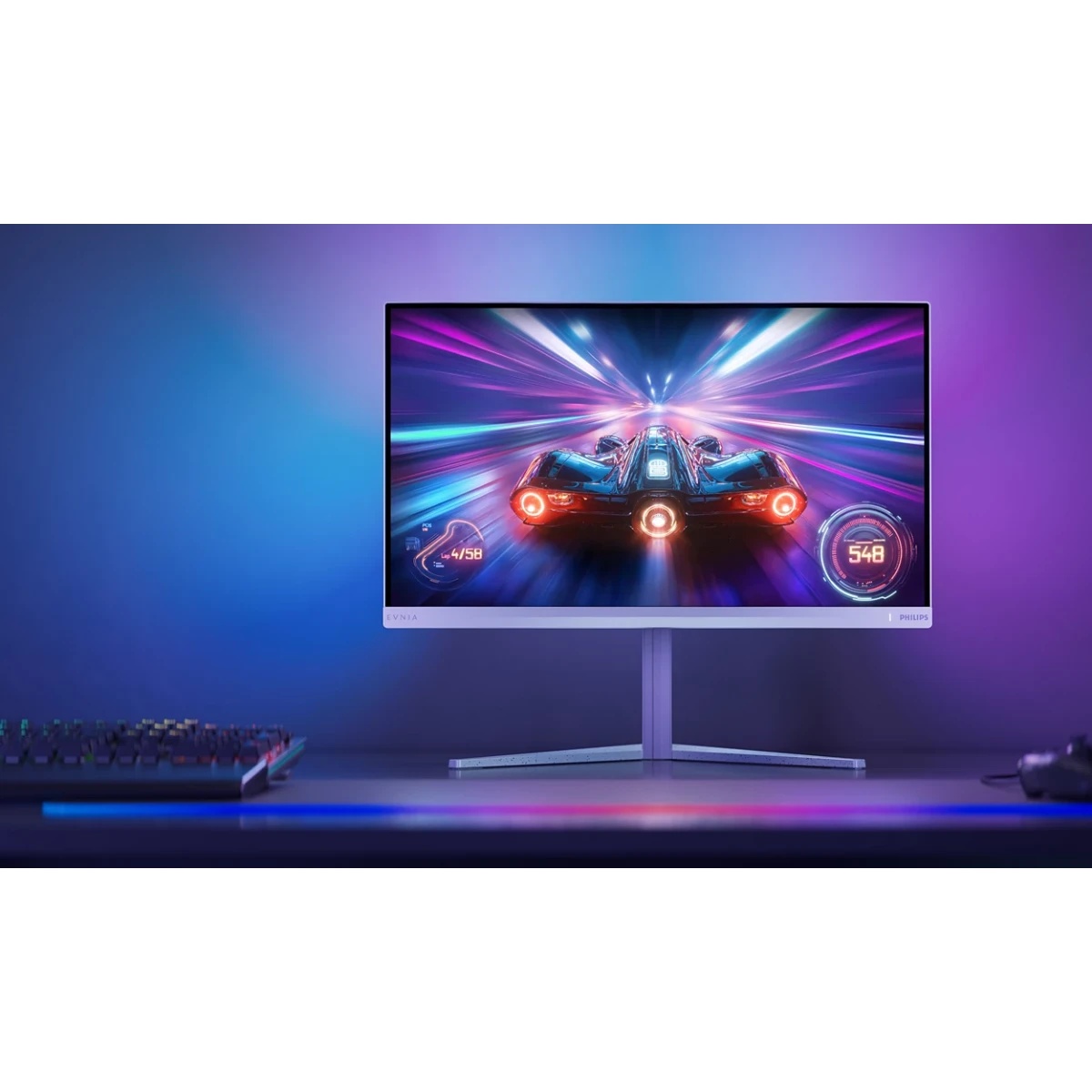 Монитор 26,5" Philips 27M2N6501L, 16:9, QD-OLED, QHD, 0,03ms, SDR: 200cd, HDR: 400cd, 240Hz, HDMI, D
