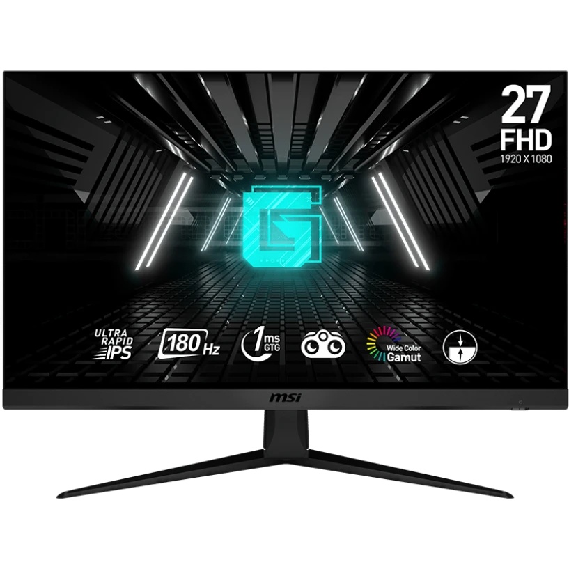 Монитор 27" MSI G2712F IPS 1920x1080, 180 Гц, 1 мс, 16:9, 300 кд/м2, 2xHDMI, 1xDP, черный