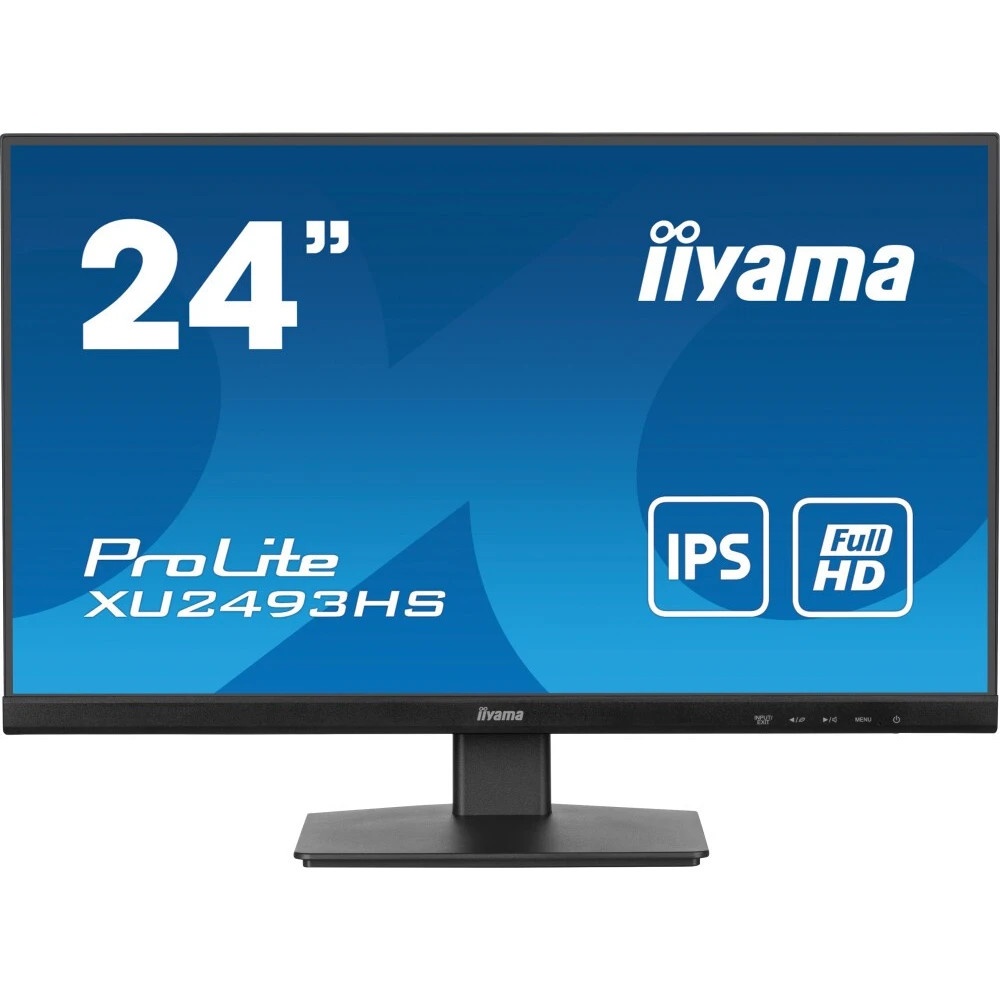 Монитор 23.8" Iiyama ProLite XU2493HS-B6 IPS 1920x1080, 100 Гц, 0.5 мс, 250 кд/м2, 1хHDMI, 1хDP, вых