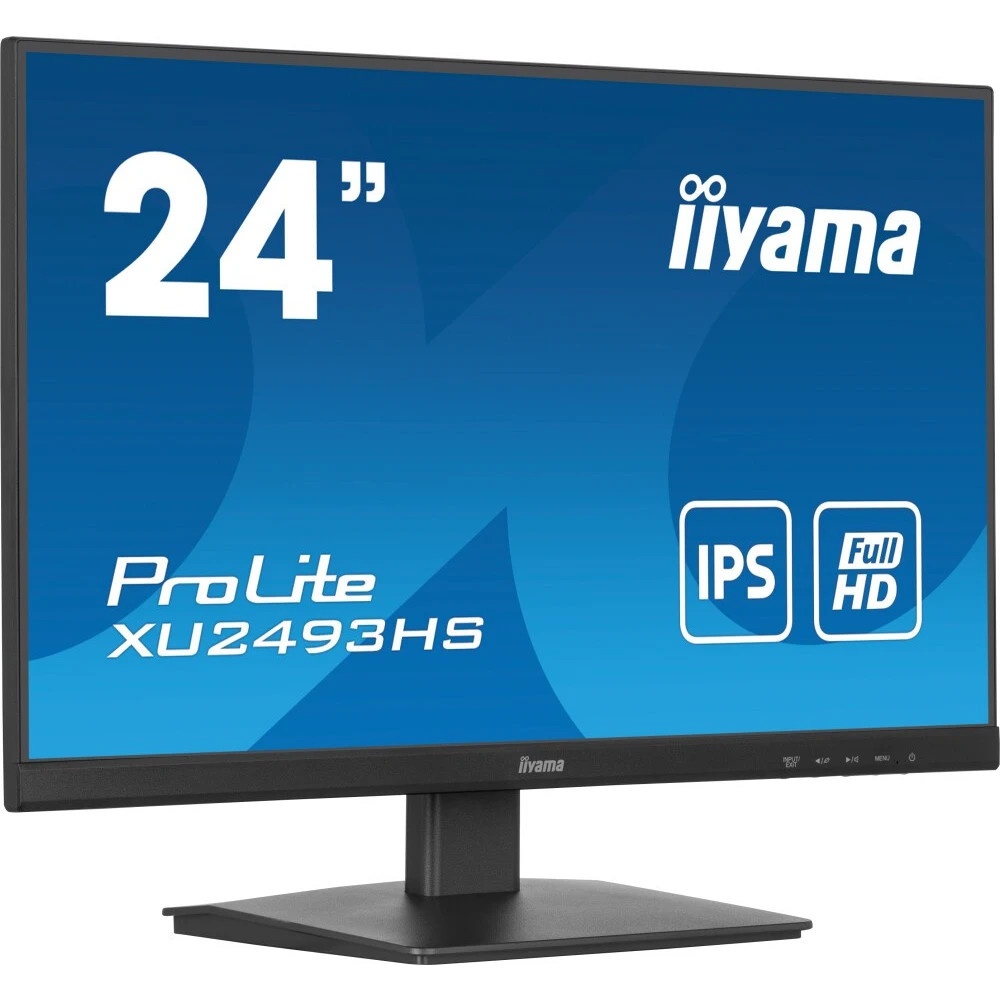 Монитор 23.8" Iiyama ProLite XU2493HS-B6 IPS 1920x1080, 100 Гц, 0.5 мс, 250 кд/м2, 1хHDMI, 1хDP, вых