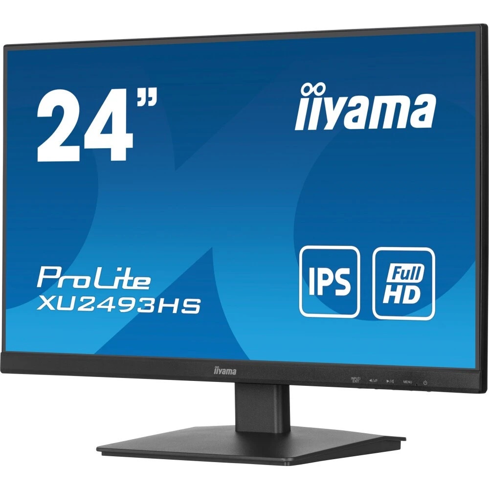 Монитор 23.8" Iiyama ProLite XU2493HS-B6 IPS 1920x1080, 100 Гц, 0.5 мс, 250 кд/м2, 1хHDMI, 1хDP, вых