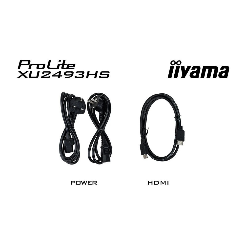 Монитор 23.8" Iiyama ProLite XU2493HS-B6 IPS 1920x1080, 100 Гц, 0.5 мс, 250 кд/м2, 1хHDMI, 1хDP, вых