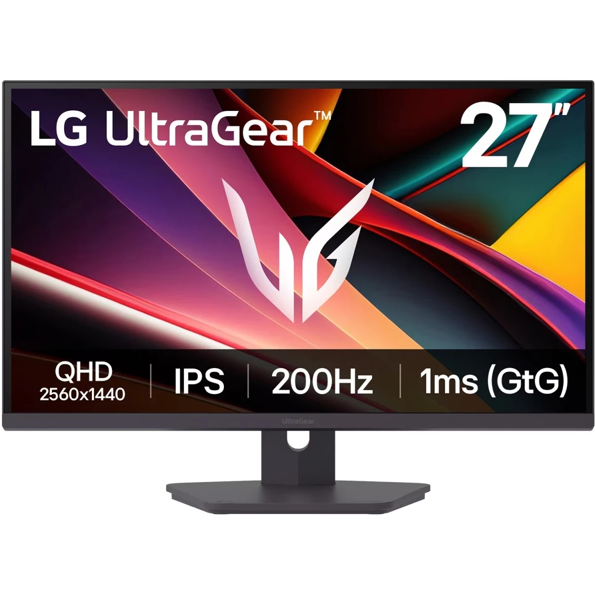 Монитор 27" LG 27U730A-B Black с поворотом экрана (IPS, 2560x1440, 1 ms, 200Hz, 178°/178°, 400 cd/m,