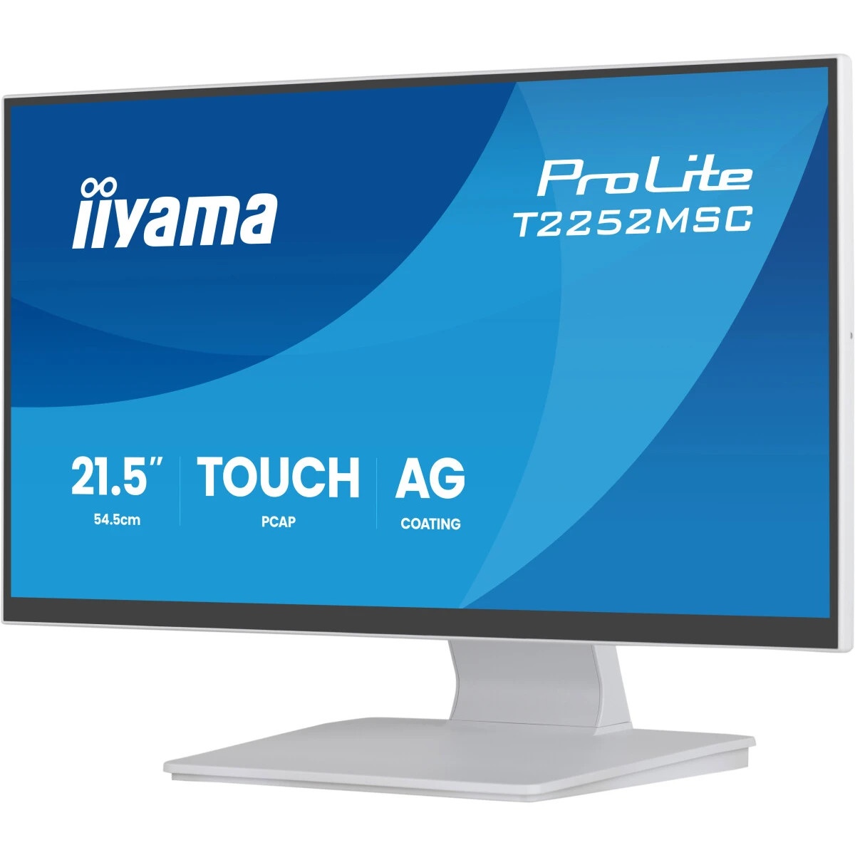 Монитор Iiyama 22" ProLite T2252MSC-W2AG белый IPS LED 5ms 16:9 HDMI M/M матовая 250cd 178гр/178гр 1