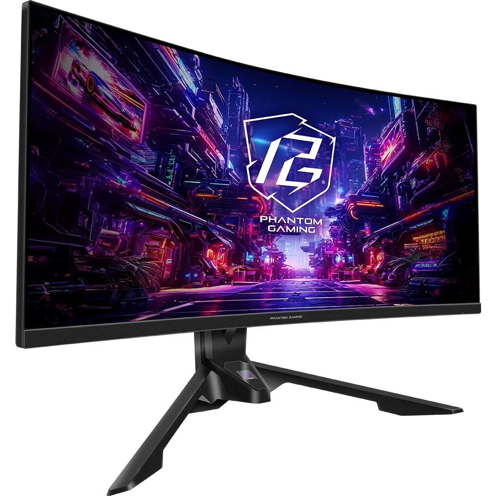 Монитор 34" ASRock Phantom Gaming PG34QRT2B VA 3440x1440, 180 Гц, 1 мс, 16:9, 500 кд/м², 2xHDMI, 2xD