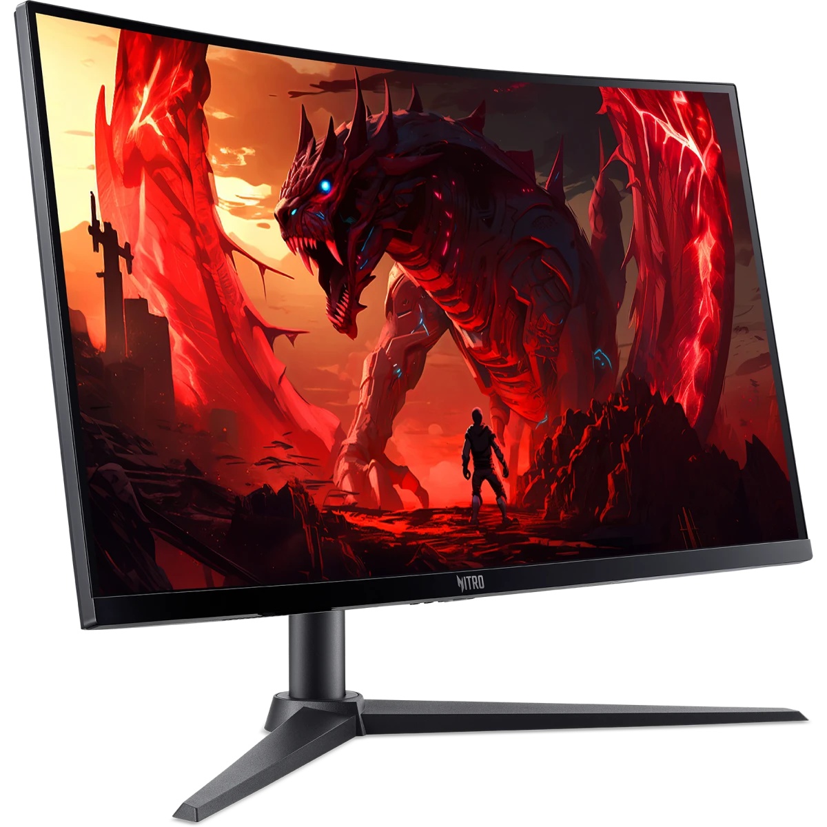 Монитор/ ACER Nitro XZ270UX6bmiiphx 27'', ZeroFrame, Curved 1500R, Black, 16:9, VA, 2560x1440, 1 / 0