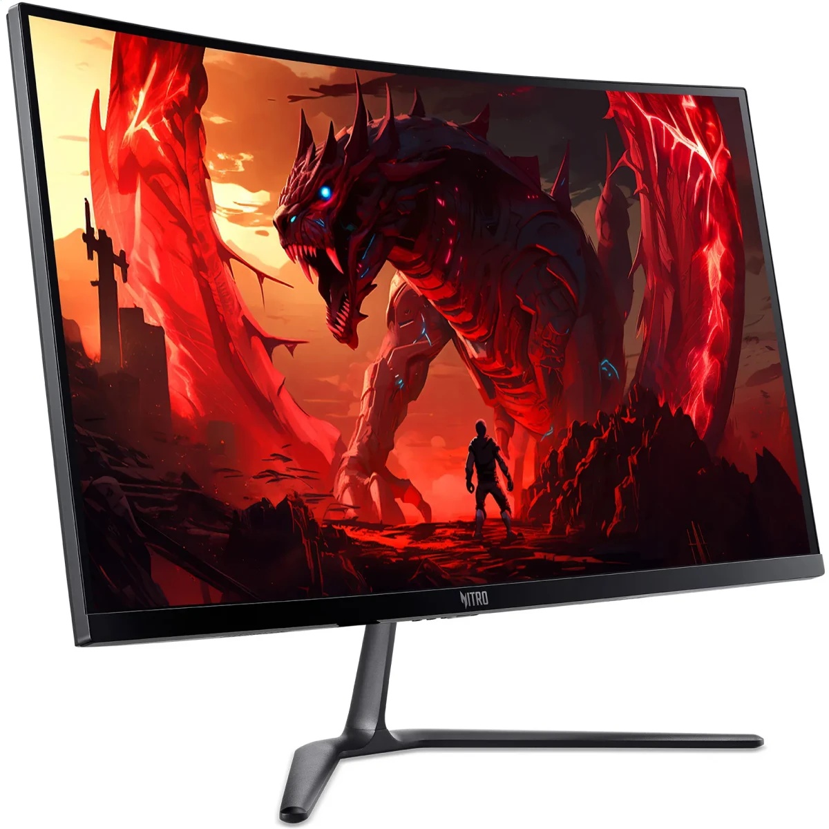 Монитор/ ACER Nitro ED270UX6bmiipx 27'', ZeroFrame, Curved 1500R, Black, 16:9, VA, 2560x1440, 1 / 0,