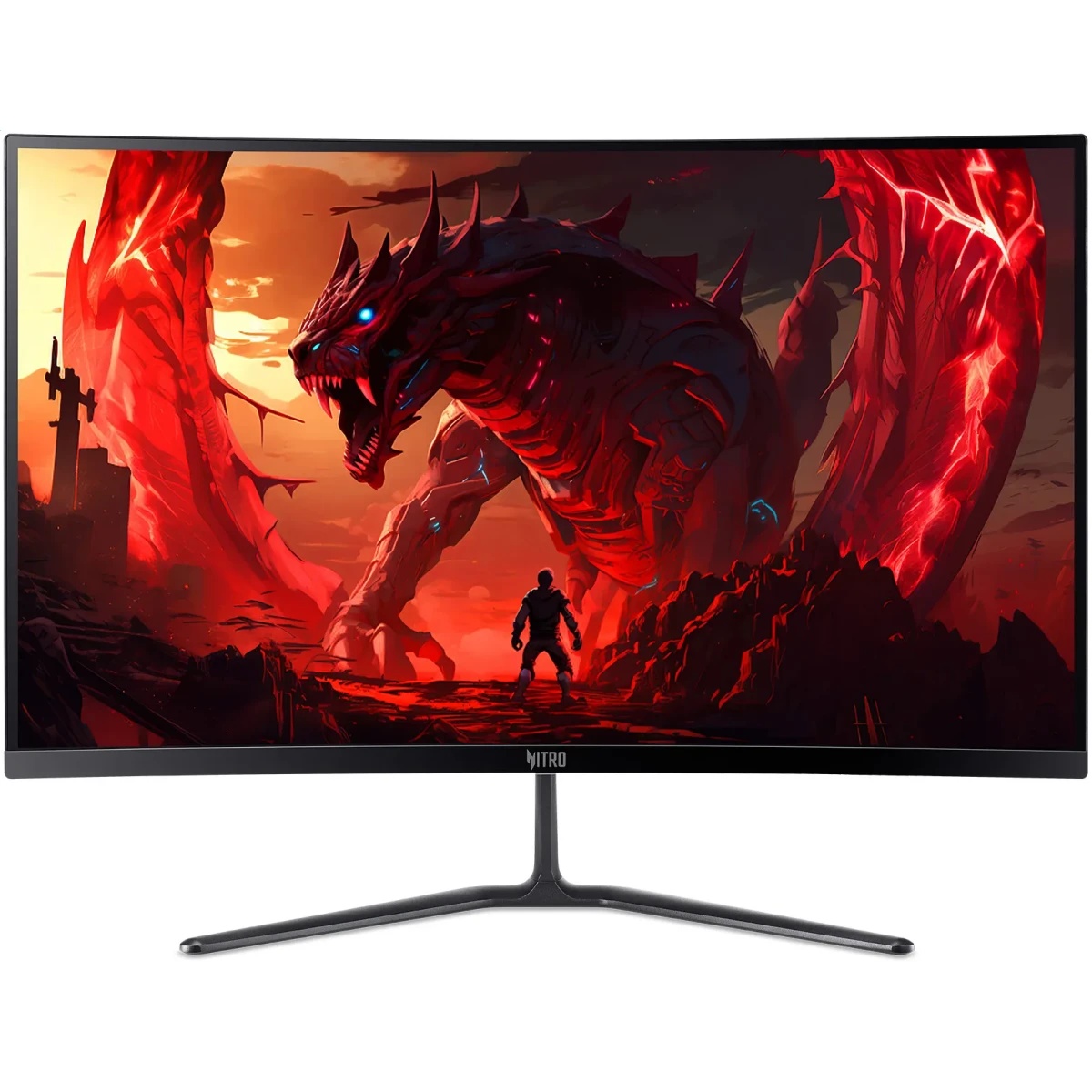 Монитор/ ACER Nitro ED270UX6bmiipx 27'', ZeroFrame, Curved 1500R, Black, 16:9, VA, 2560x1440, 1 / 0,