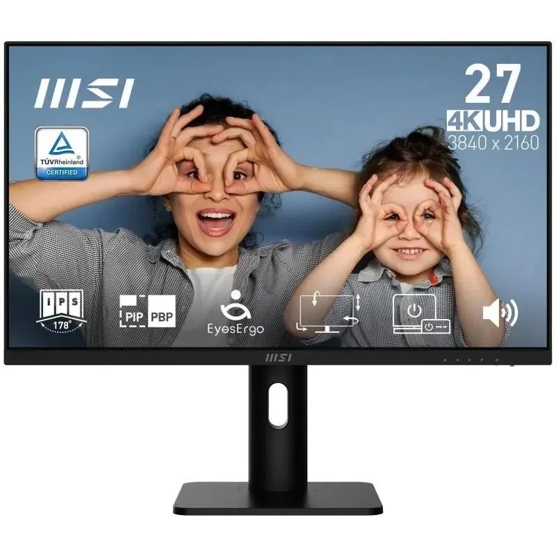 Монитор MSI 27" MP273UP E6 черный IPS LED 16:9 HDMI M/M матовая 300cd 178гр/178гр 3840x2160 60Hz DP
