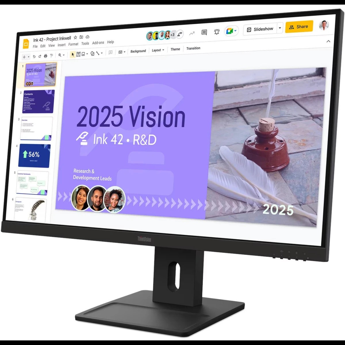 Монитор Lenovo 27" ThinkVision E27Q-40 черный IPS LED 4ms 16:9 HDMI M/M матовая HAS Piv 1500:1 350cd