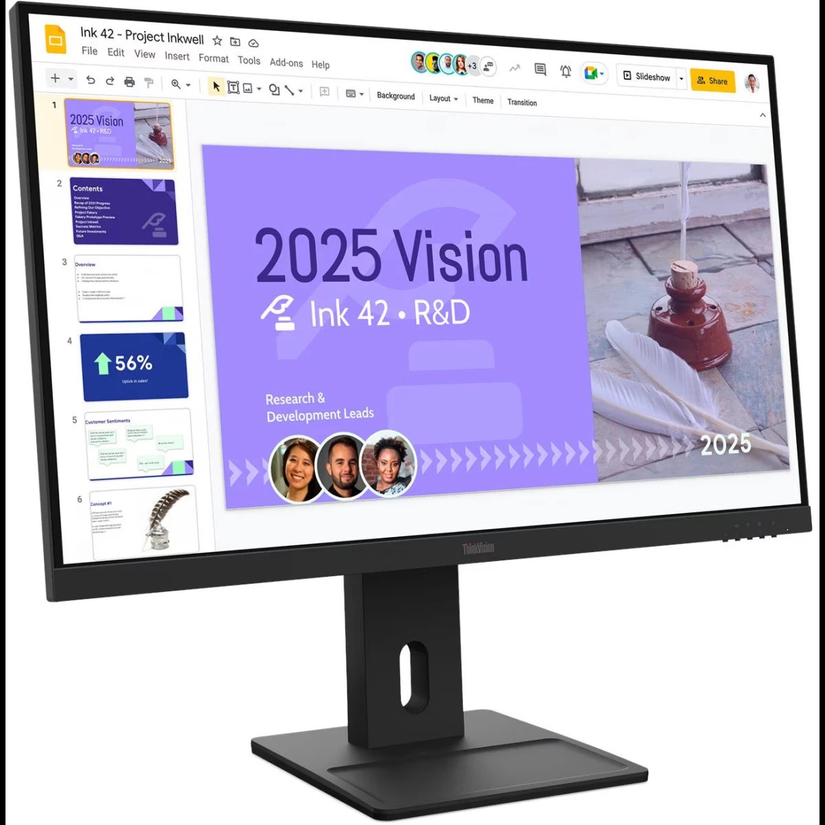 Монитор Lenovo 27" ThinkVision E27Q-40 черный IPS LED 4ms 16:9 HDMI M/M матовая HAS Piv 1500:1 350cd