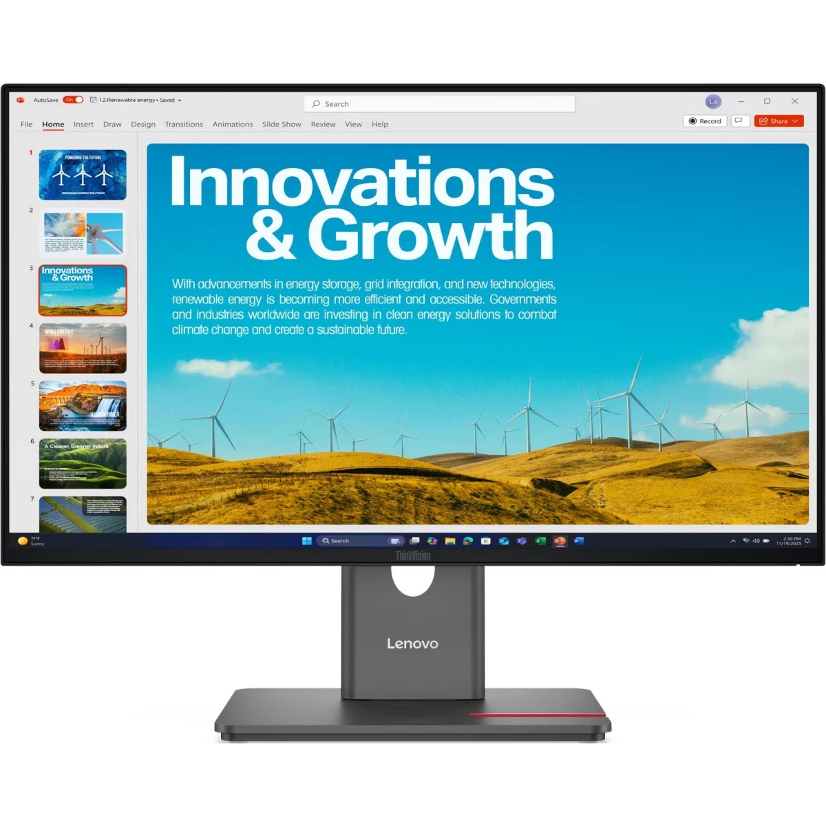 Монитор Lenovo 23.8" ThinkVision P24QD-40 черный IPS LED 4ms 16:9 HDMI матовая HAS Piv 1500:1 300cd
