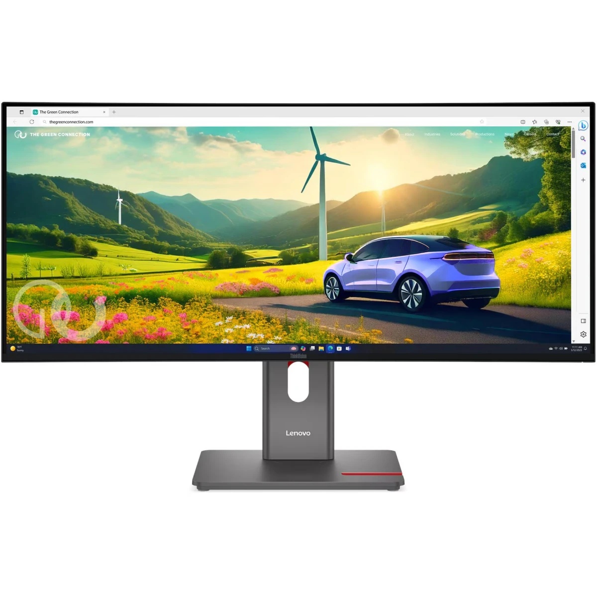 Монитор Lenovo 34" ThinkVision P34WD-40 черный IPS LED 4ms 21:9 HDMI M/M HAS Piv 2000:1 350cd 178гр/