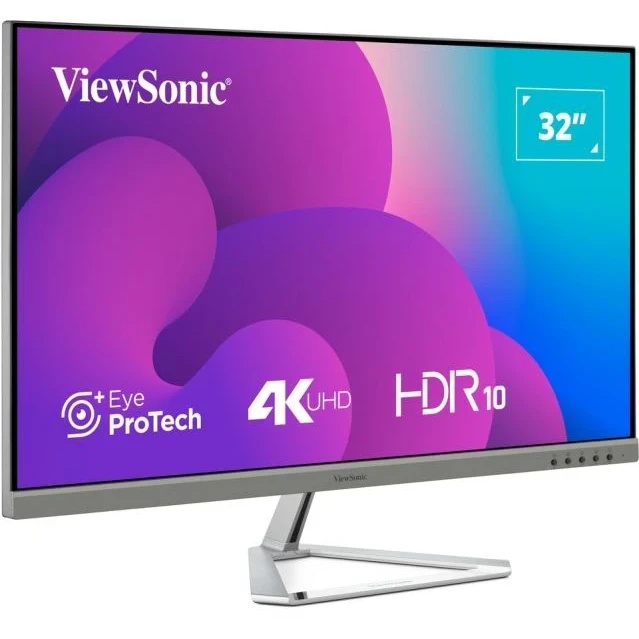 Монитор ViewSonic 31.5" VX3276-4K-MHD-2 серебристый VA LED 16:9 HDMI M/M матовая 350cd 178гр/178гр 3