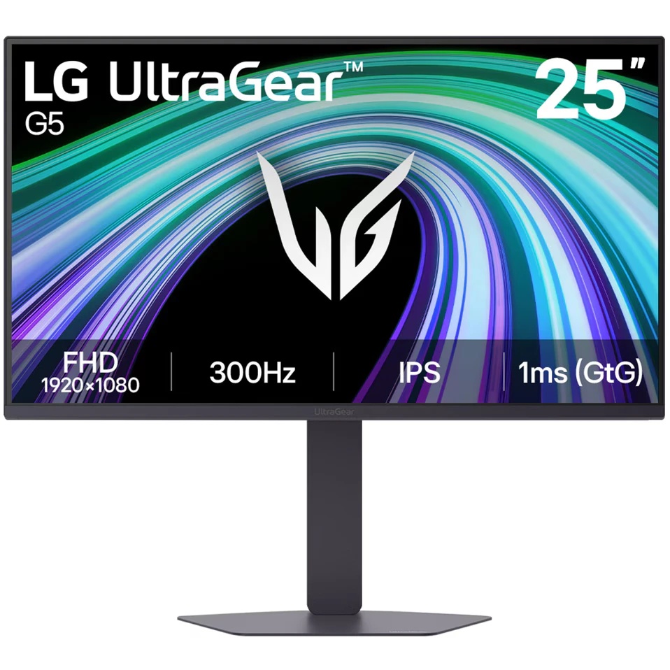 Монитор LG 25" UltraGear 25G550B-B черный IPS LED 16:9 HDMI матовая HAS Piv 1000:1 300cd 178гр/178гр