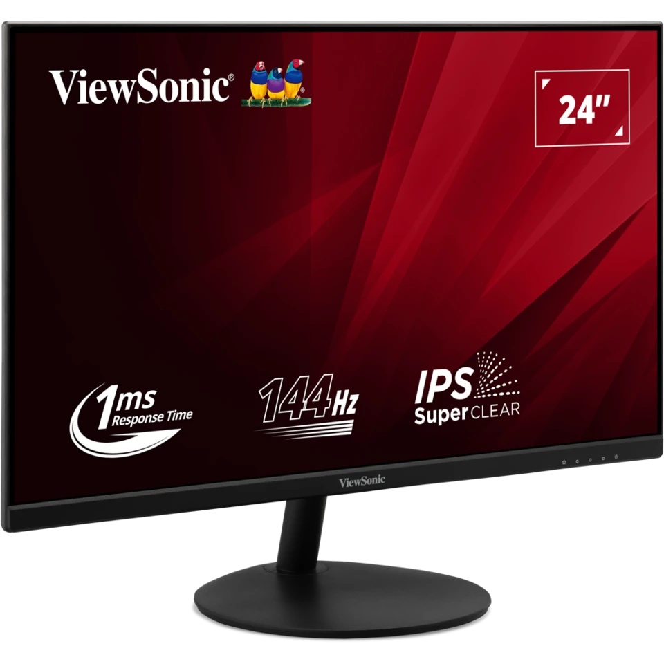 Монитор ViewSonic 23.8" VA24E2-H черный IPS LED 1ms 16:9 HDMI матовая 250cd 178гр/178гр 1920x1080 14